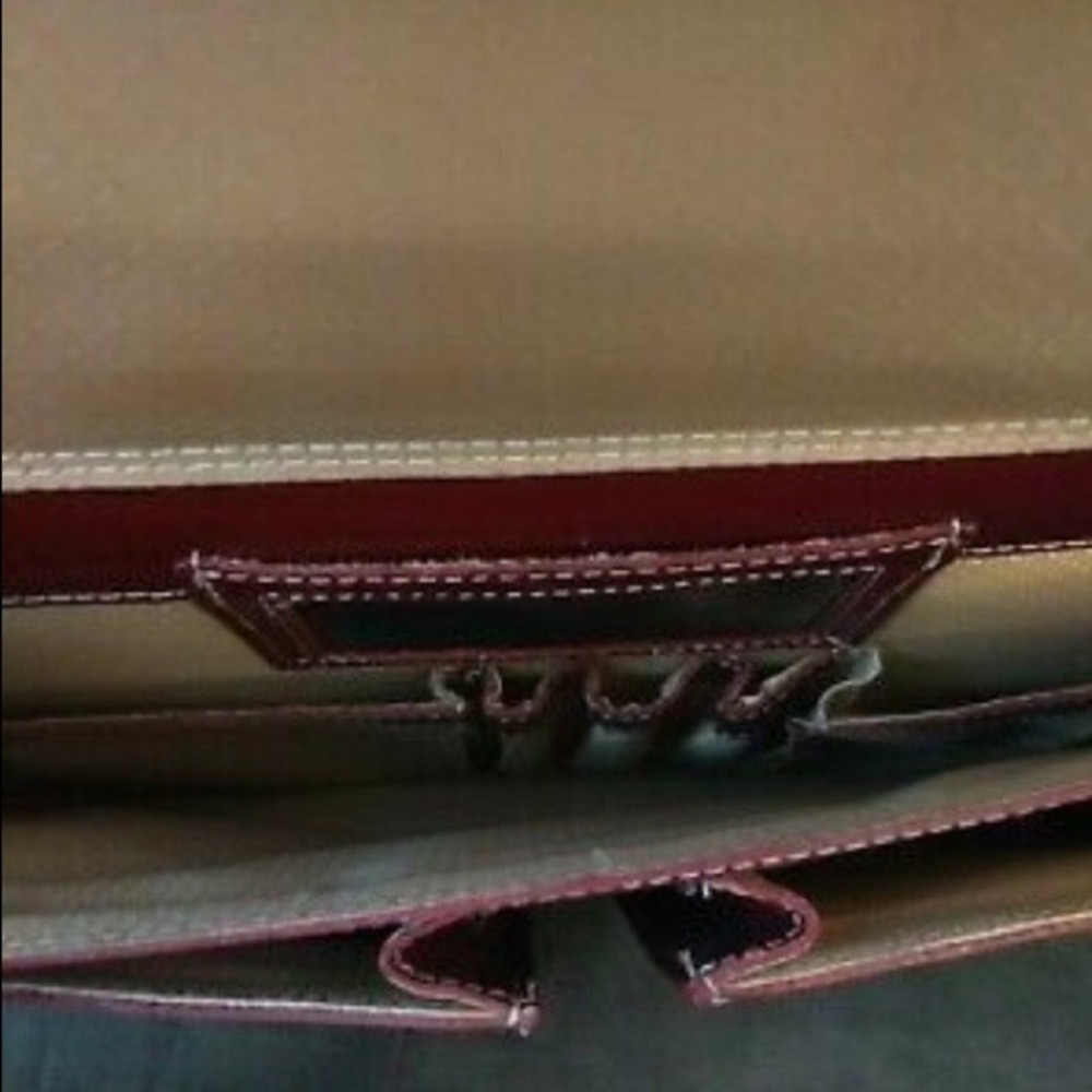 Siamod San Martian Leather Laptop Bag NWT - Picture 8 of 8